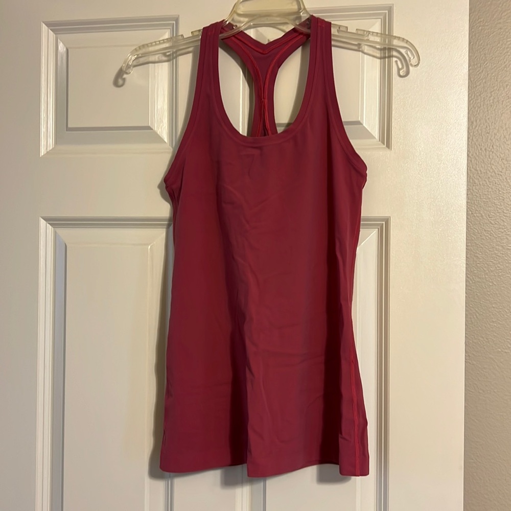 Lululemon Cool Racerback tank, pink